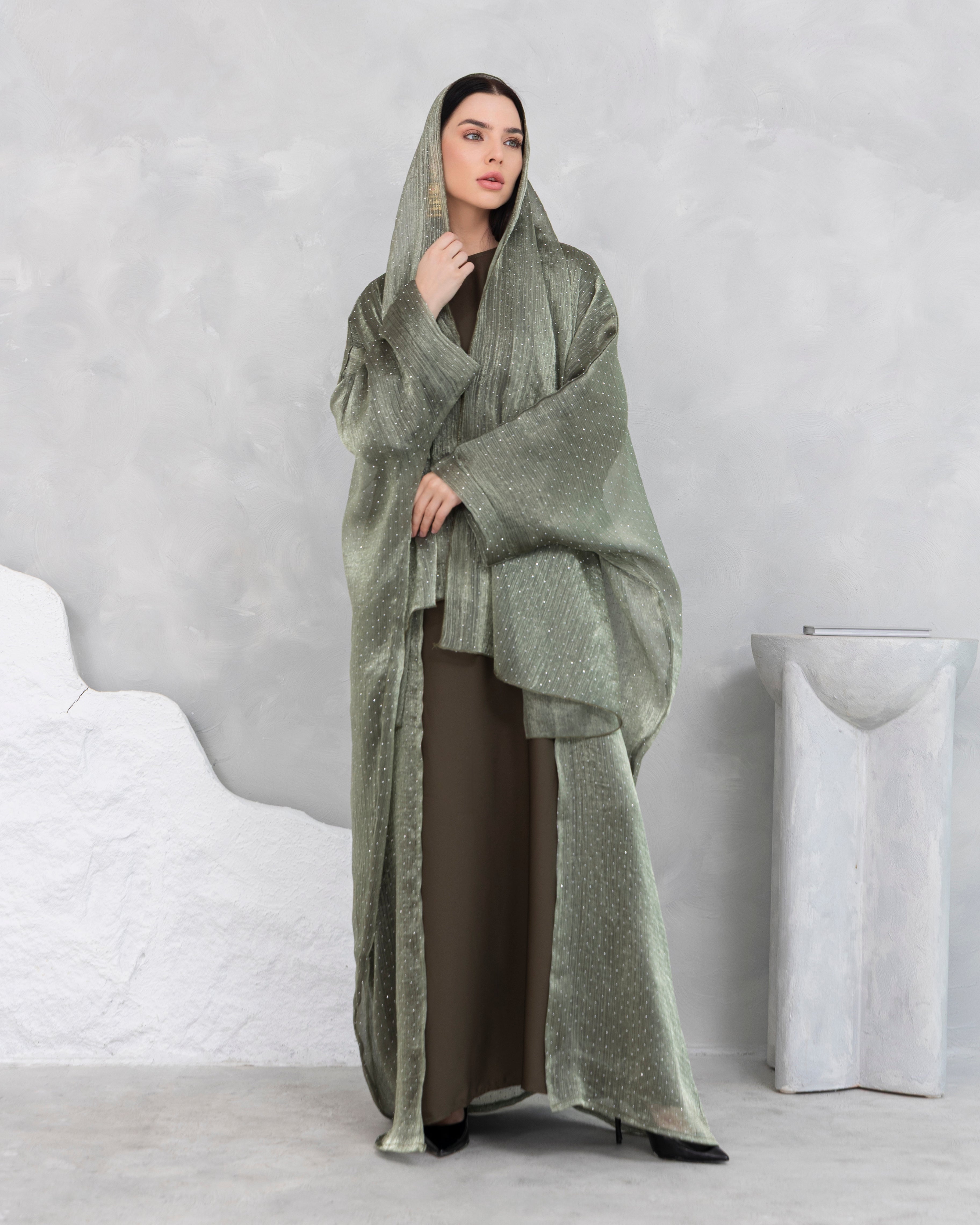 Royal Sage Green Abaya
