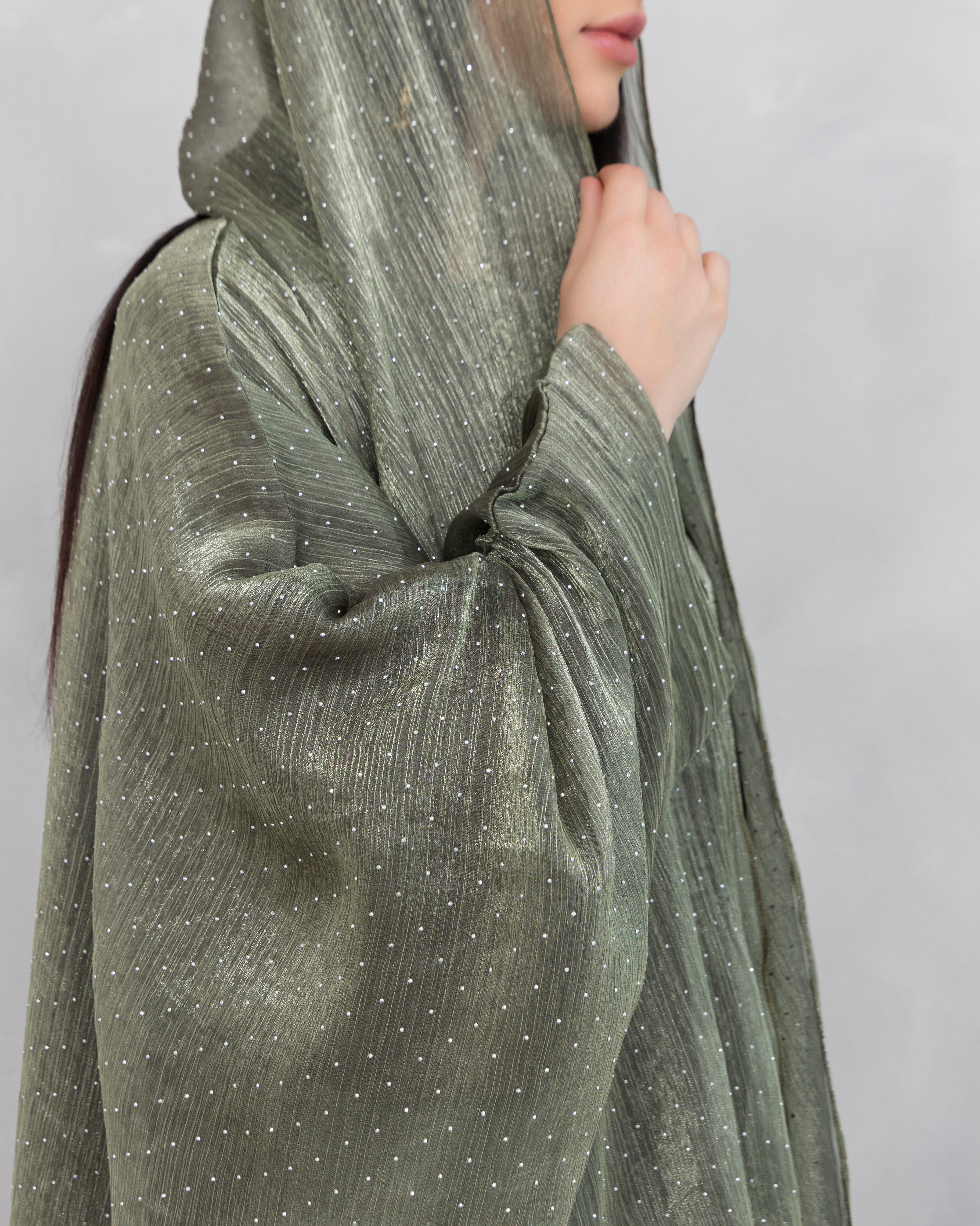 Royal Sage Green Abaya