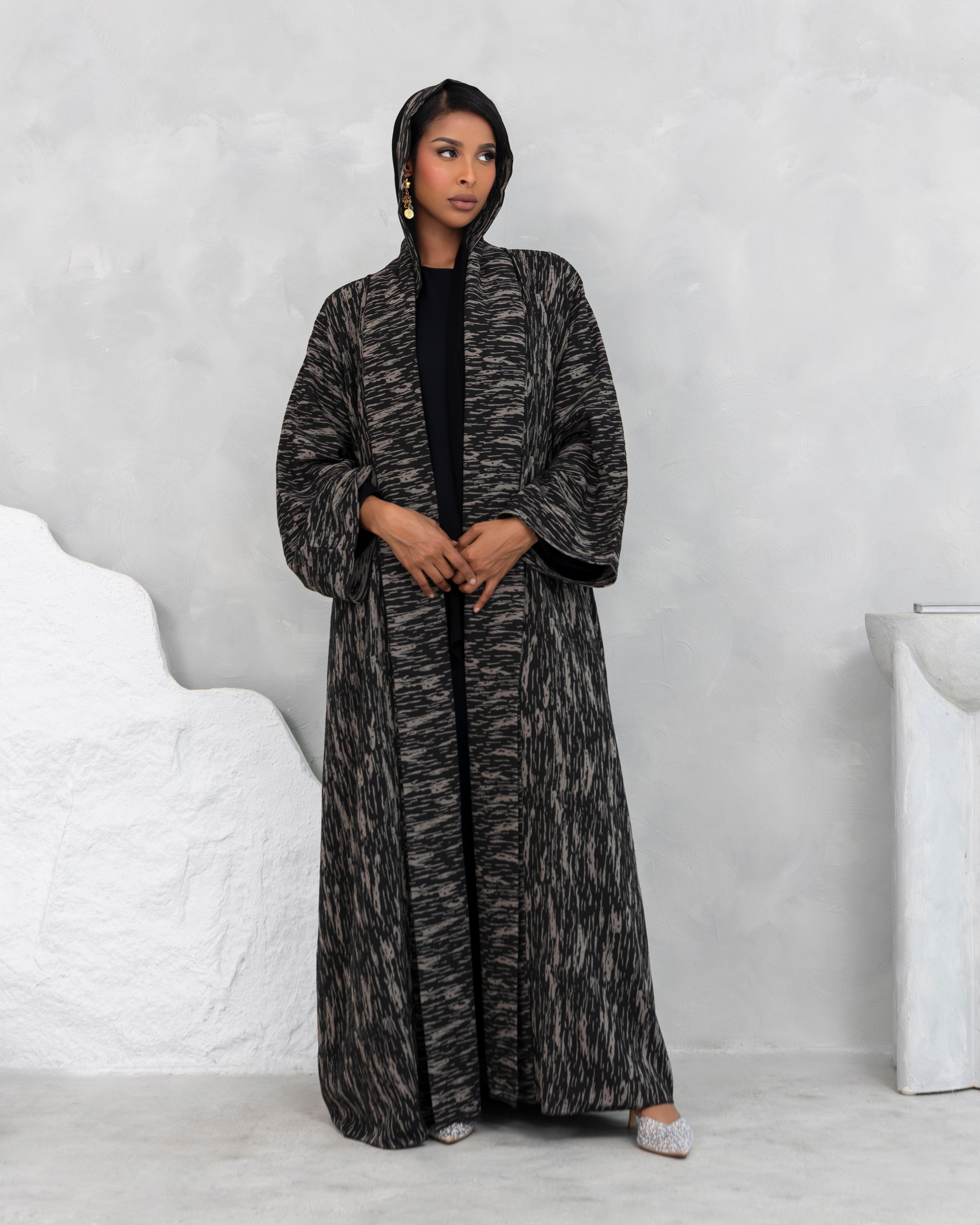 Charcoal Ash Abaya