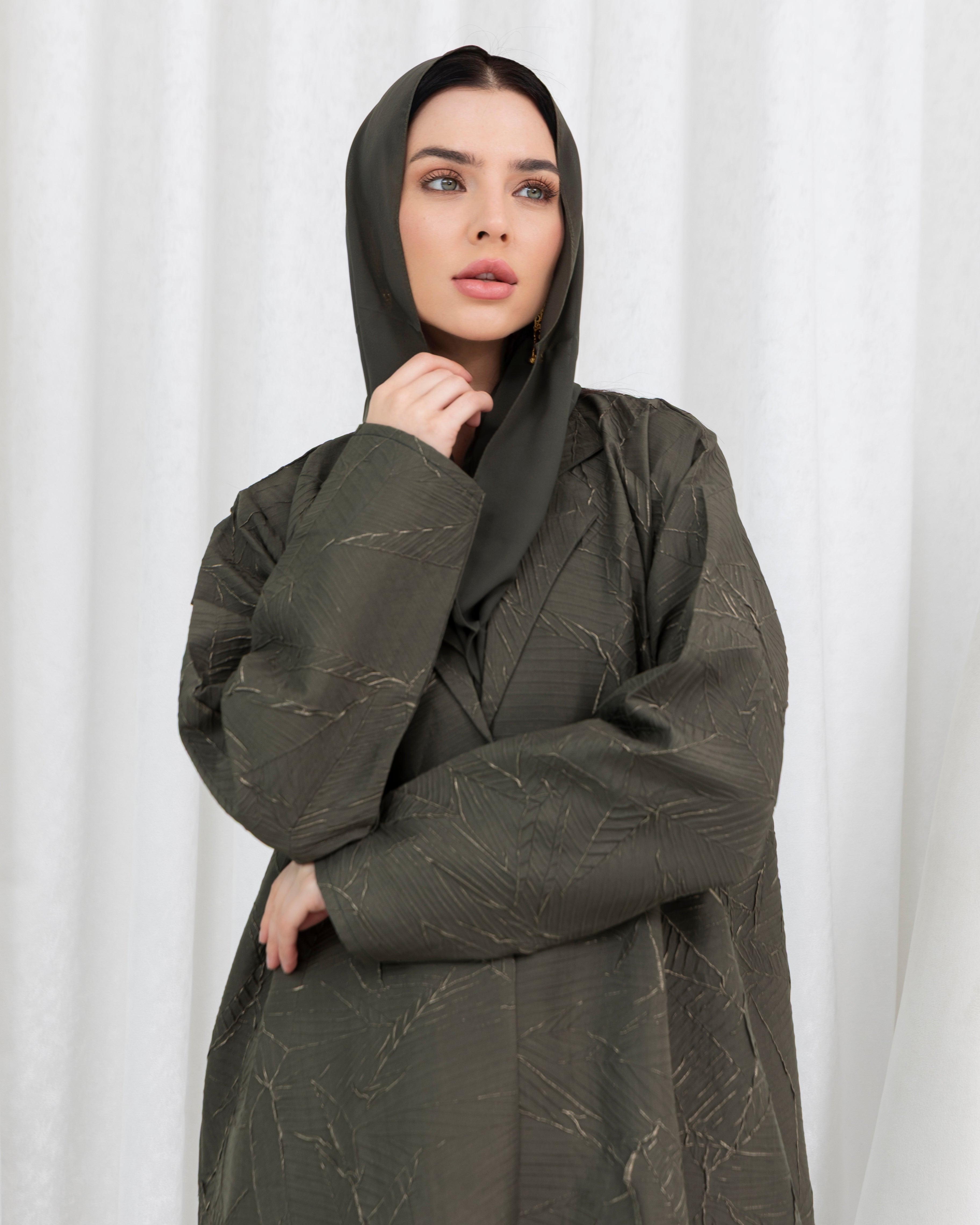 Olive Luxe Abaya