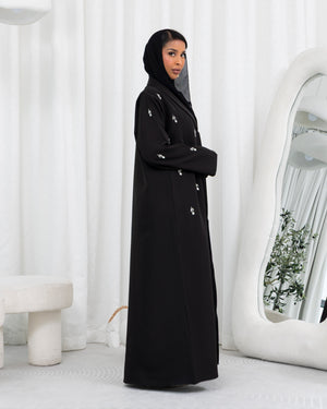 Black Embellished Abaya