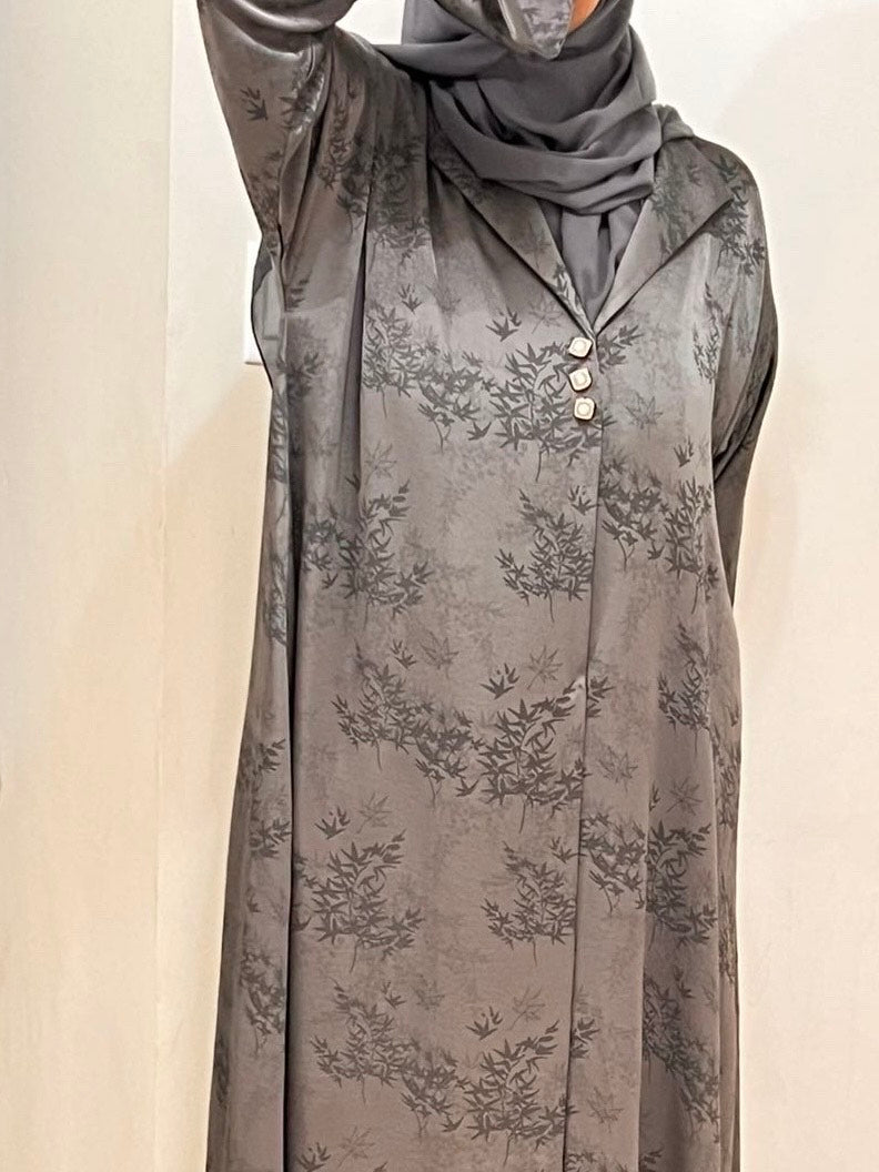 Gold Noir Abaya (Only grey available)